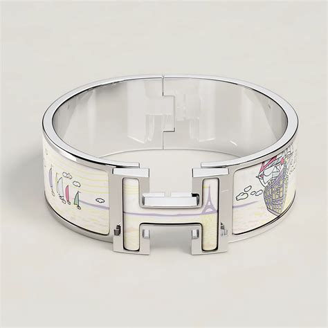 hermes cdc bracelet size|Hermes click clack bracelets.